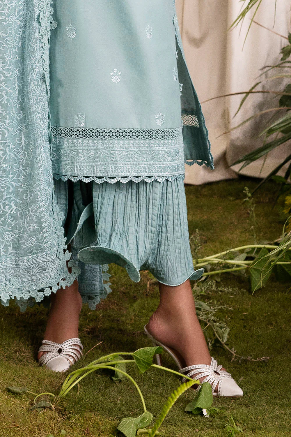Slow Bloom by Gul Ahmed Unstitched Embroidered Lawn 3 Piece Suit GA26USB PM-62006 - Summer Collection