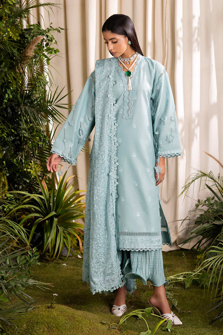 Slow Bloom by Gul Ahmed Unstitched Embroidered Lawn 3 Piece Suit GA26USB PM-62006 - Summer Collection
