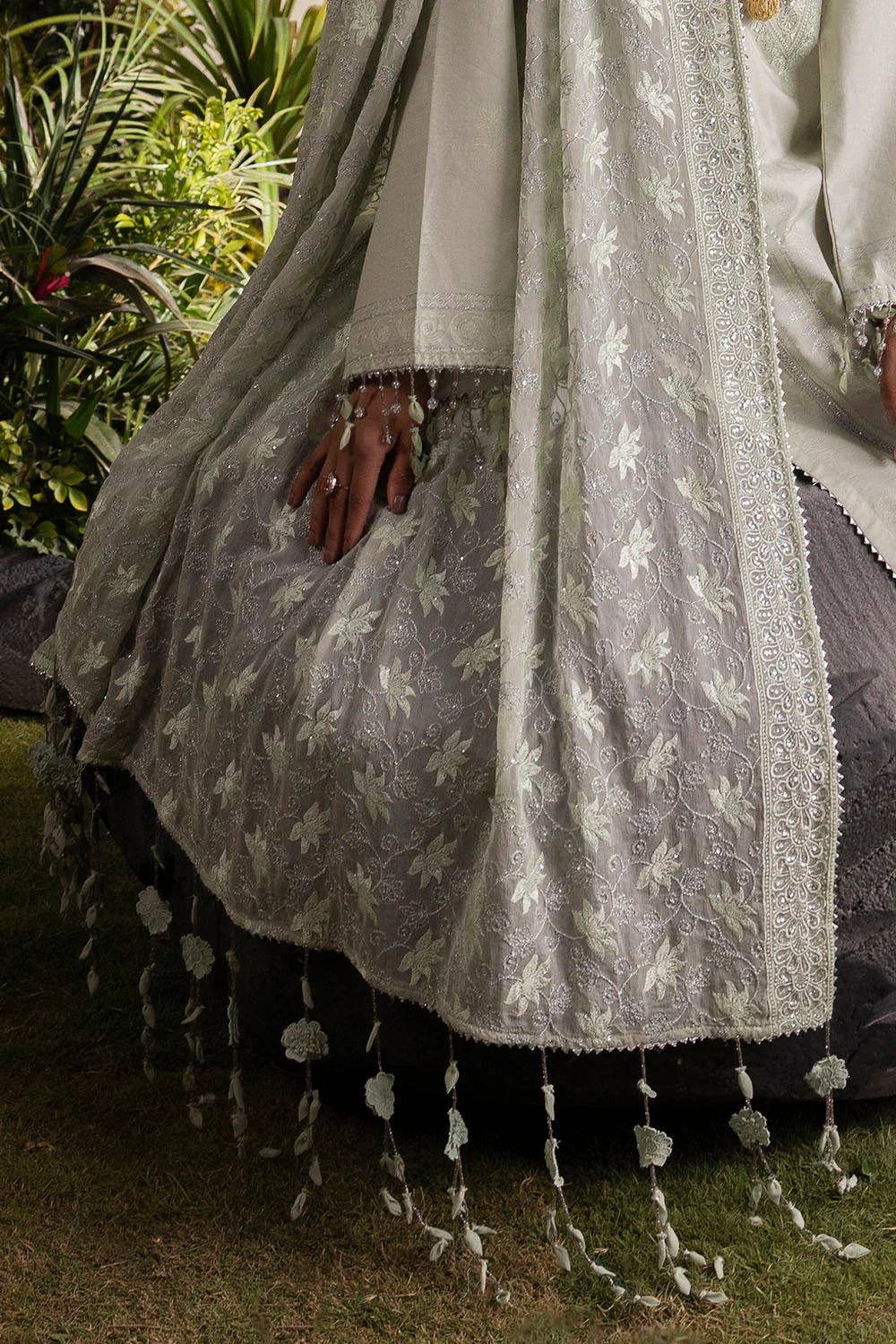 Slow Bloom by Gul Ahmed Unstitched Embroidered Lawn 3 Piece Suit GA26USB PM-62007 - Summer Collection