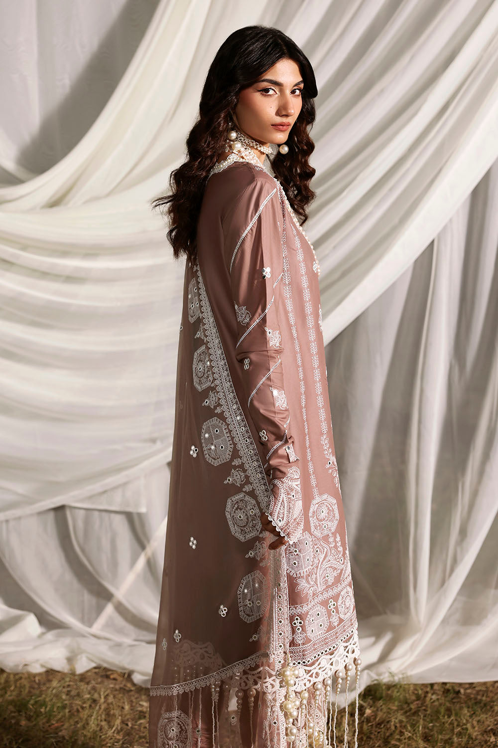 Gul Ahmed Unstitched Luxury Embroidered Lawn 3 Piece Suit GA26UGL PM-62021 - Festive Collection