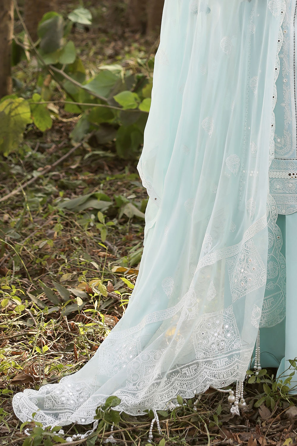 Gul Ahmed Unstitched Luxury Embroidered Lawn 3 Piece Suit GA26UGL PM-62024 - Festive Collection