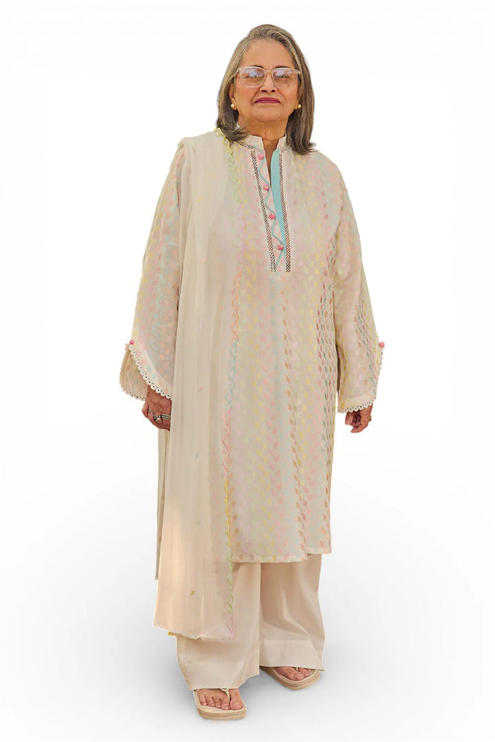 Tribute To Mother by Gul Ahmed Unstitched Embroidered Lawn 3 Piece Suit GA26UTM PM-62032 - Summer Collection
