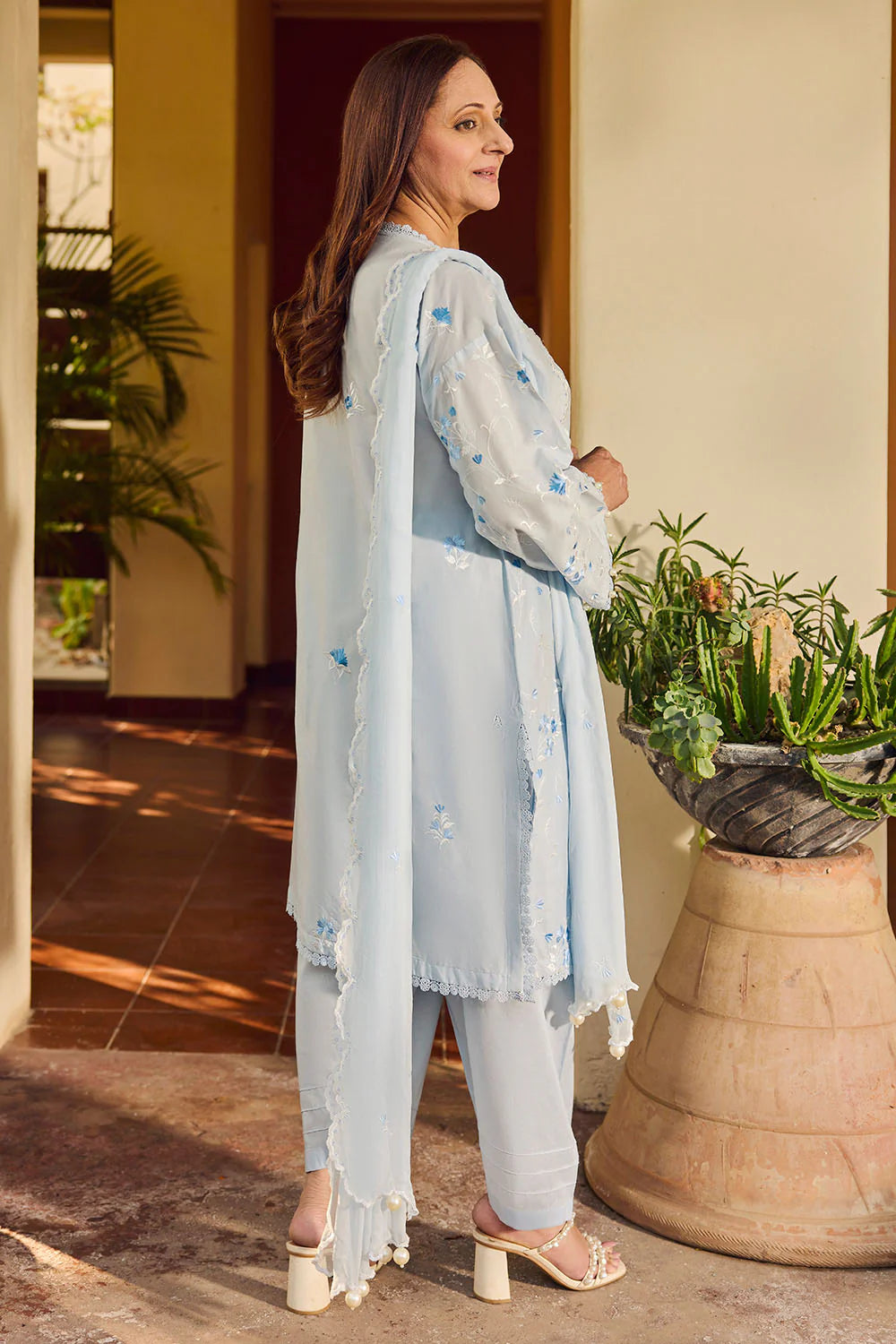 Tribute To Mother by Gul Ahmed Unstitched Embroidered Lawn 3 Piece Suit GA26UTM PM-62047 - Summer Collection