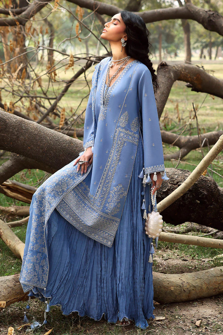 Gul Ahmed Unstitched Luxury Embroidered Silk 3 Piece Suit GA26UGL LE-62003 - Festive Collection