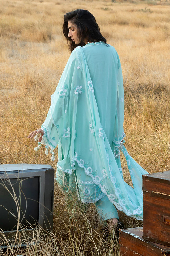 The Poetry of Luxury by Gul Ahmed Unstitched Embroidered Cotton Net 3 Piece Suit GA26UPL LE-62001 - Summer Collection