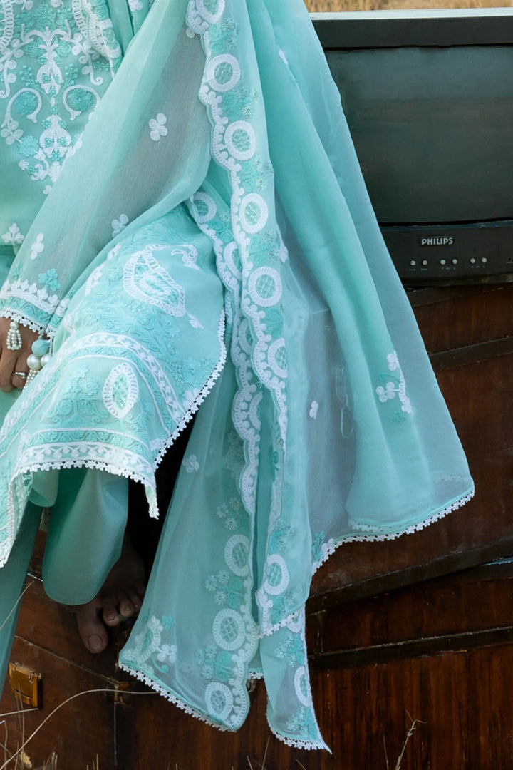 The Poetry of Luxury by Gul Ahmed Unstitched Embroidered Cotton Net 3 Piece Suit GA26UPL LE-62001 - Summer Collection