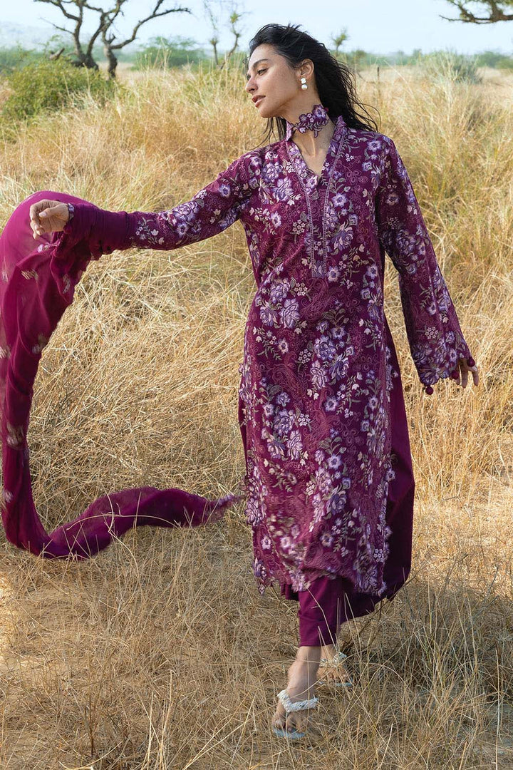 The Poetry of Luxury by Gul Ahmed Unstitched Embroidered Swiss Voile 3 Piece Suit GA26UPL LSV-62001 - Summer Collection