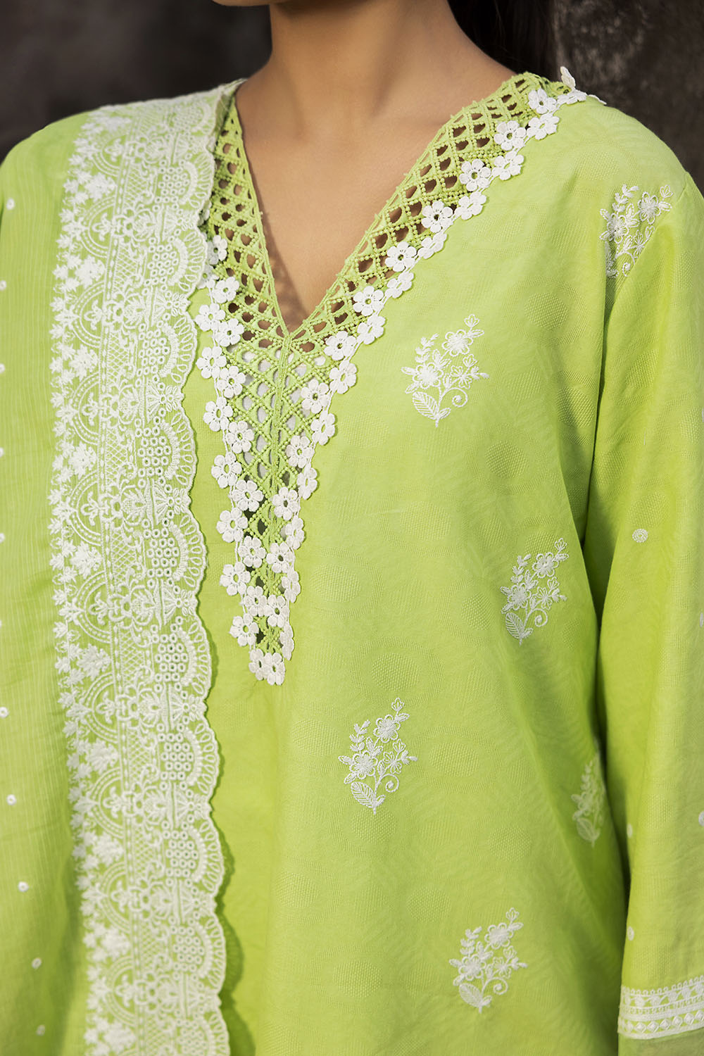 Mitti ki Khusboo by Gul Ahmed Unstitched Embroidered Jacquard 3 Piece Suit GA26UMK DN-52045 - Summer Collection