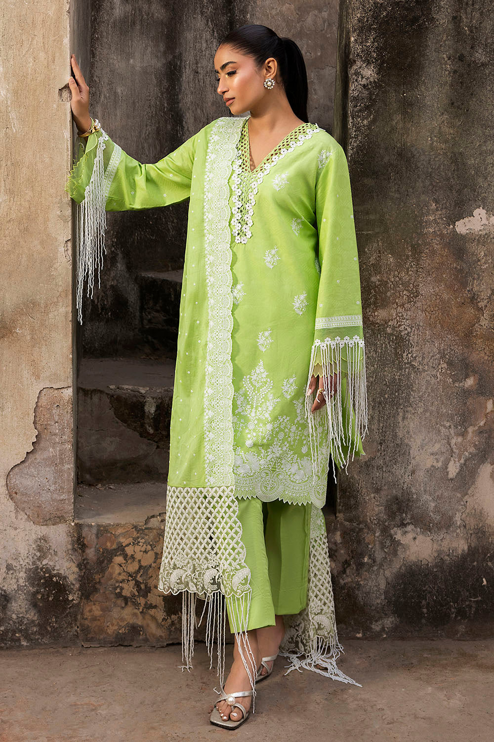 Mitti ki Khusboo by Gul Ahmed Unstitched Embroidered Jacquard 3 Piece Suit GA26UMK DN-52045 - Summer Collection