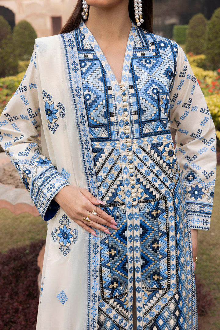 Mitti ki Khusboo by Gul Ahmed Unstitched Embroidered Jacquard 3 Piece Suit GA26UMK CL-52450 - Summer Collection