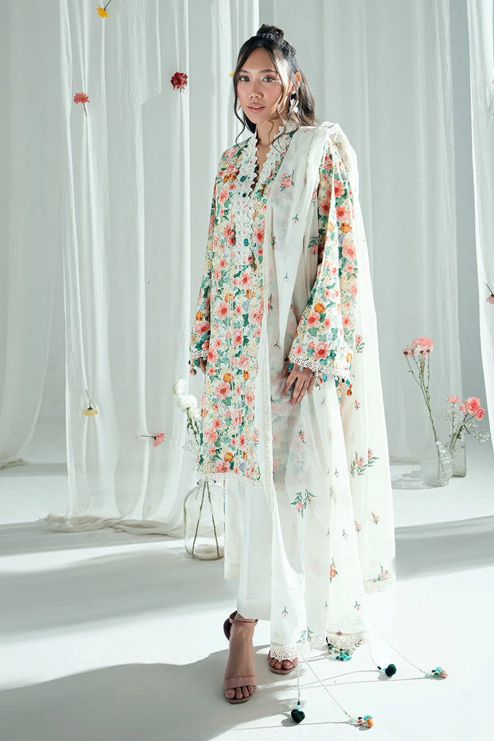 Mitti ki Khusboo by Gul Ahmed Unstitched Embroidered Lawn 3 Piece Suit GA26UMK DN-62022 - Summer Collection