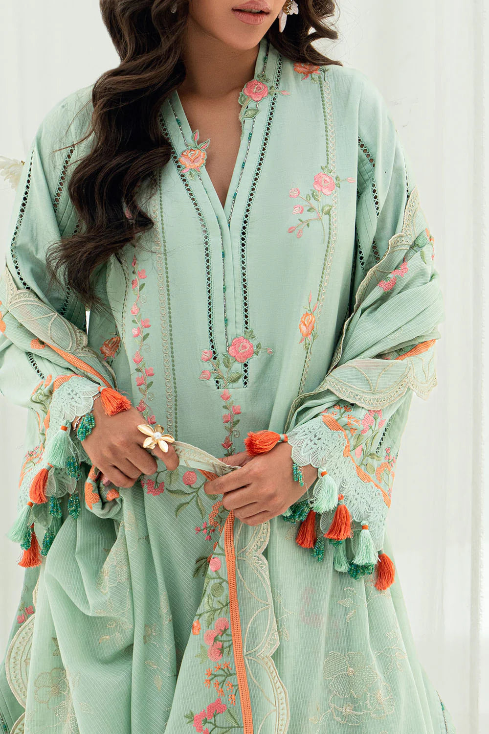 Mitti ki Khusboo by Gul Ahmed Unstitched Embroidered Lawn 3 Piece Suit GA26UMK DN-62026 - Summer Collection