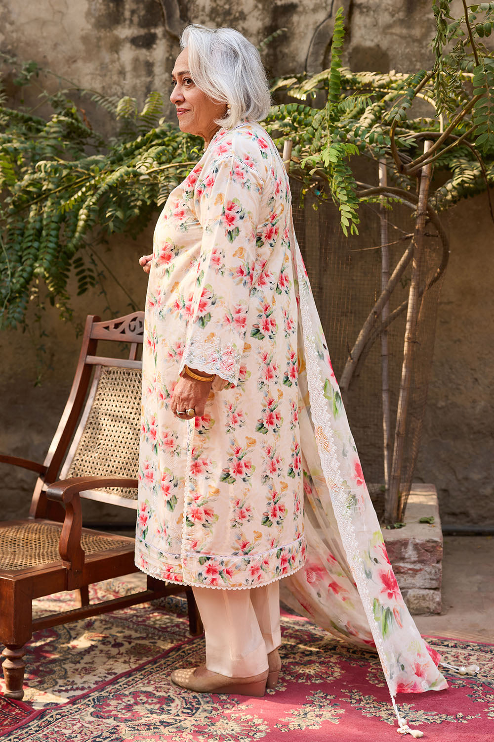 Tribute To Mother by Gul Ahmed Unstitched Embroidered Lawn 3 Piece Suit GA26UTM BM-62010 - Summer Collection