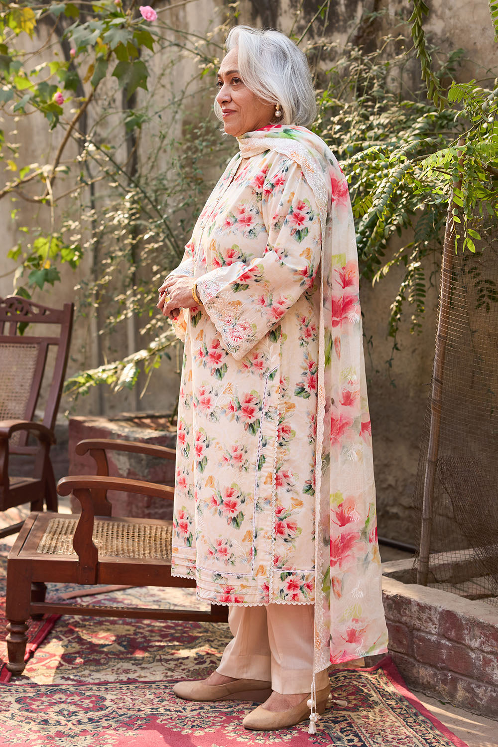 Tribute To Mother by Gul Ahmed Unstitched Embroidered Lawn 3 Piece Suit GA26UTM BM-62010 - Summer Collection