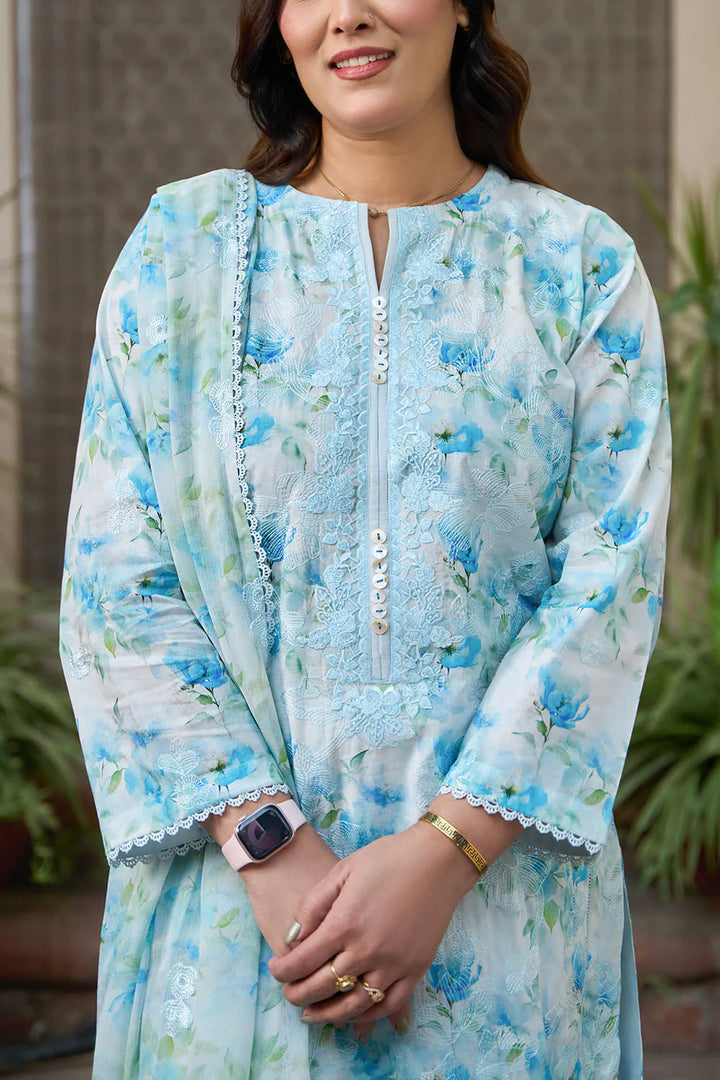 Tribute To Mother by Gul Ahmed Unstitched Embroidered Lawn 3 Piece Suit GA26UTM BM-62020 - Summer Collection