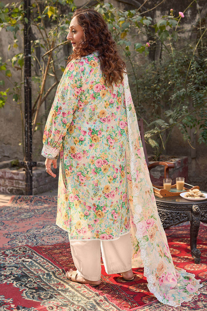 Tribute To Mother by Gul Ahmed Unstitched Embroidered Lawn 3 Piece Suit GA26UTM BM-62024 - Summer Collection