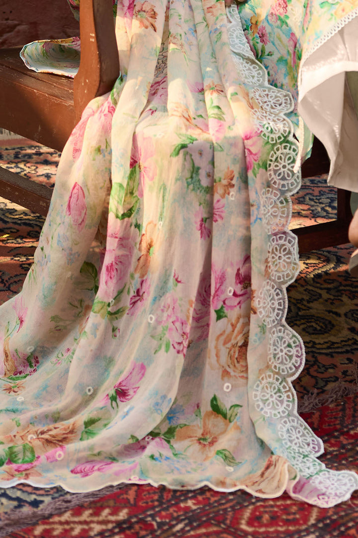 Tribute To Mother by Gul Ahmed Unstitched Embroidered Lawn 3 Piece Suit GA26UTM BM-62024 - Summer Collection