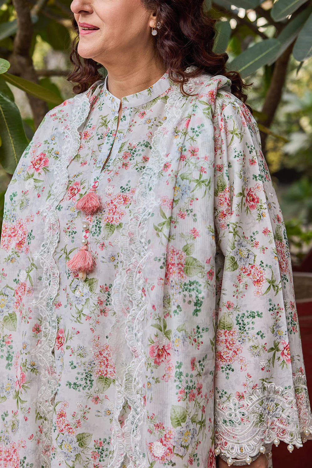 Tribute To Mother by Gul Ahmed Unstitched Embroidered Lawn 3 Piece Suit GA26UTM DN-62010 - Summer Collection