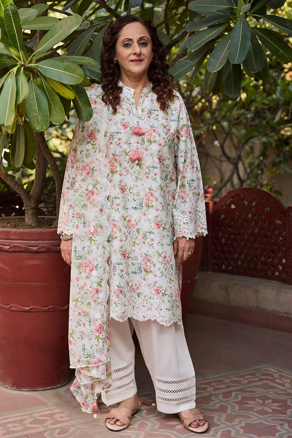 Tribute To Mother by Gul Ahmed Unstitched Embroidered Lawn 3 Piece Suit GA26UTM DN-62010 - Summer Collection