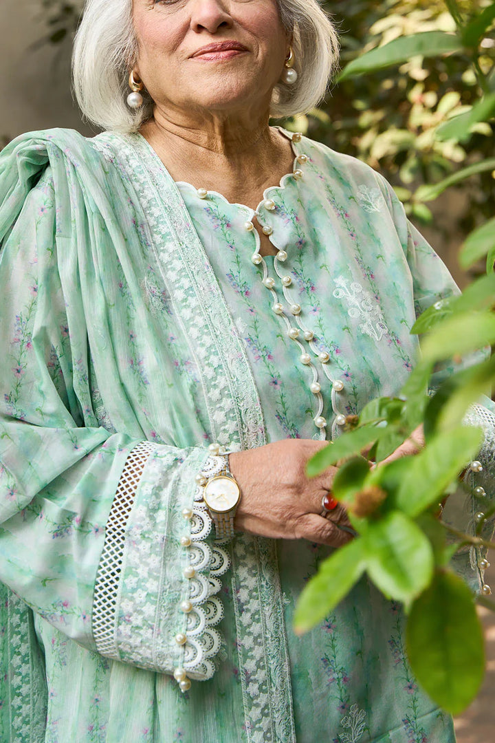 Tribute To Mother by Gul Ahmed Unstitched Embroidered Lawn 3 Piece Suit GA26UTM DN-62016 - Summer Collection