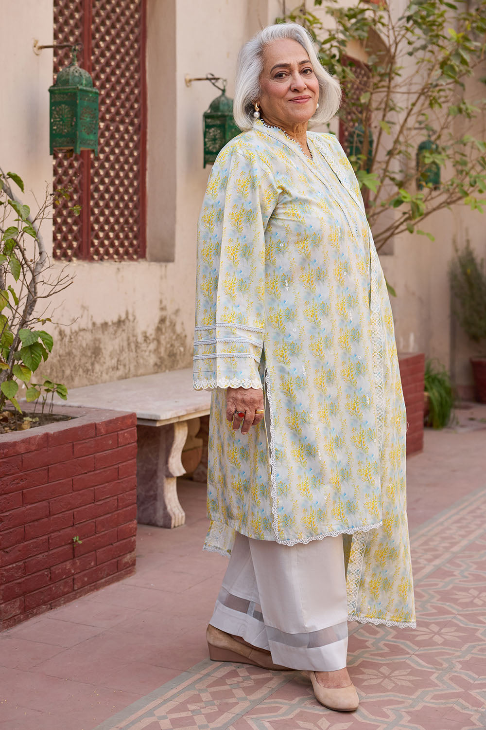 Tribute To Mother by Gul Ahmed Unstitched Embroidered Lawn 3 Piece Suit GA26UTM DN-62017 - Summer Collection