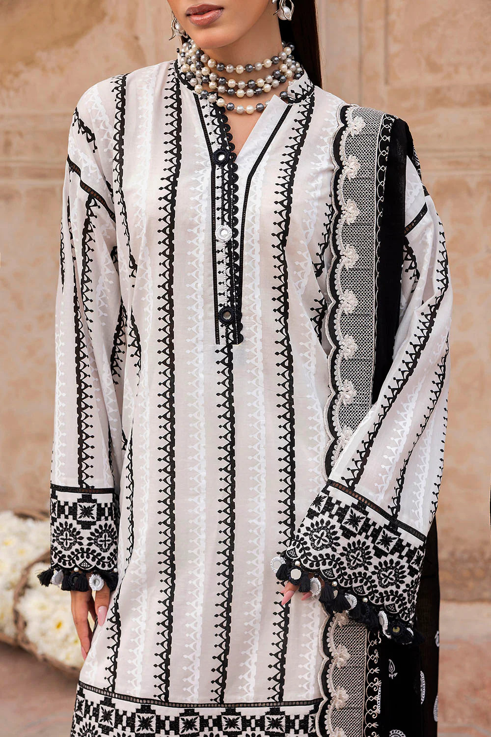 Mitti ki Khusboo by Gul Ahmed Unstitched Embroidered Lawn 3 Piece Suit GA26UMK DN-62025 - Summer Collection