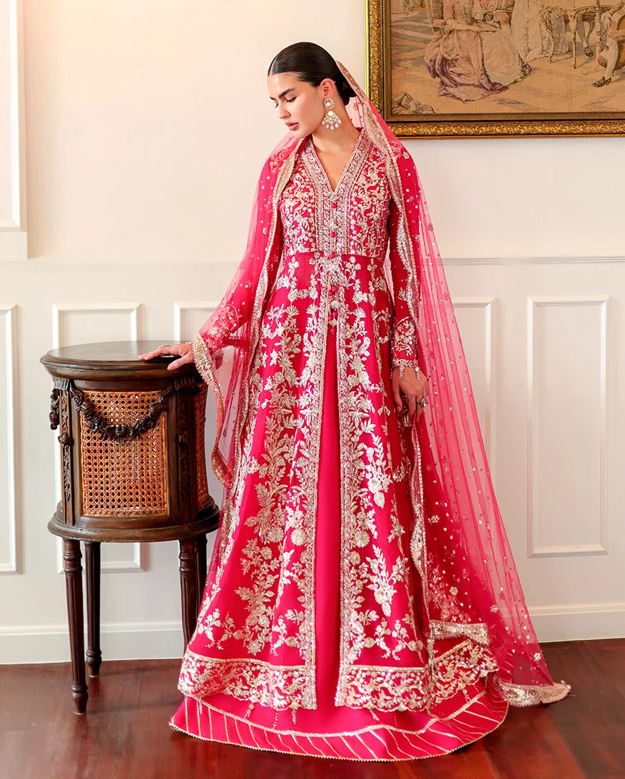 Whispers of Grace by Roheenaz Unstitched Embroidered Chiffon 3 Piece Suit RN26UWG Everly RUNCH260207 - Wedding Collection