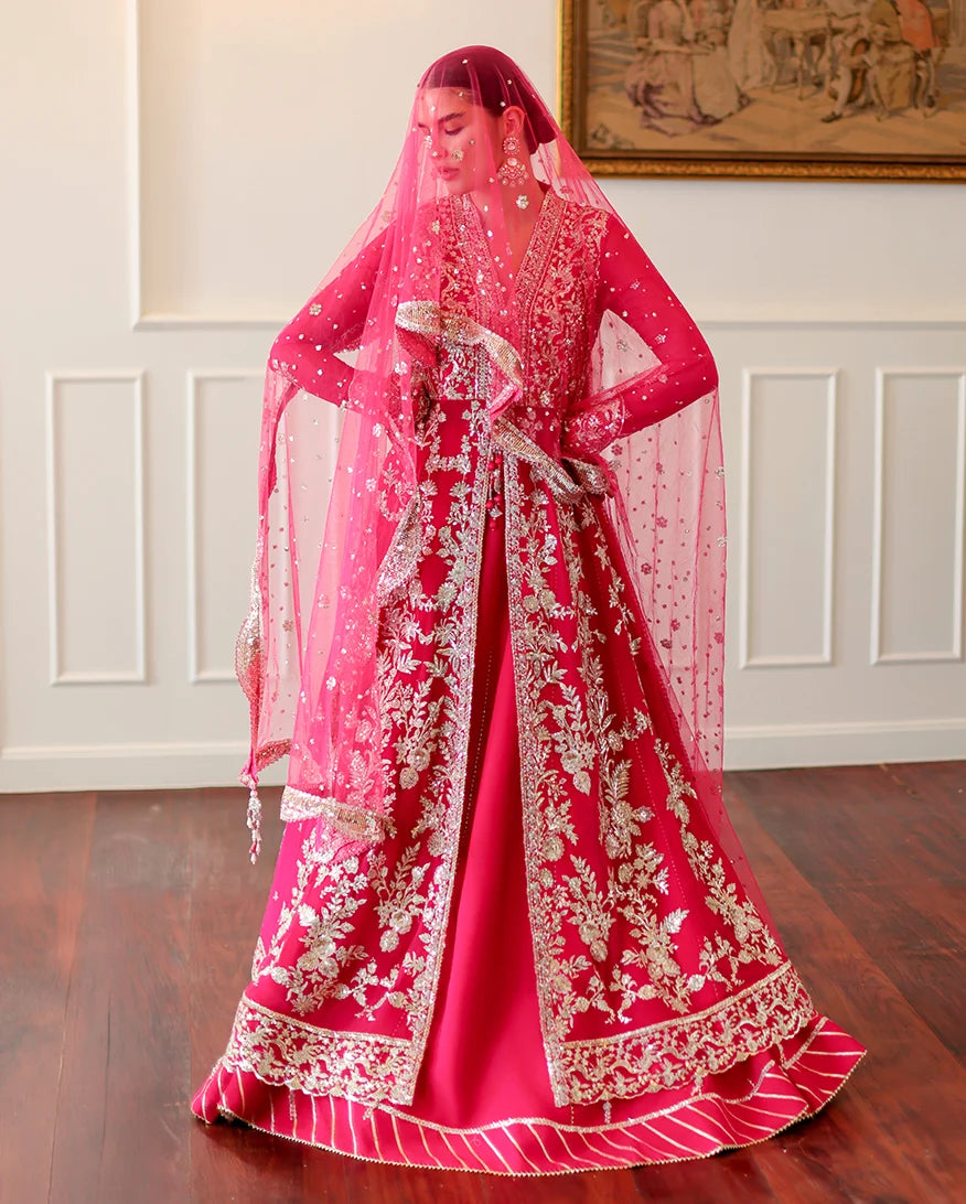 Whispers of Grace by Roheenaz Unstitched Embroidered Chiffon 3 Piece Suit RN26UWG Everly RUNCH260207 - Wedding Collection