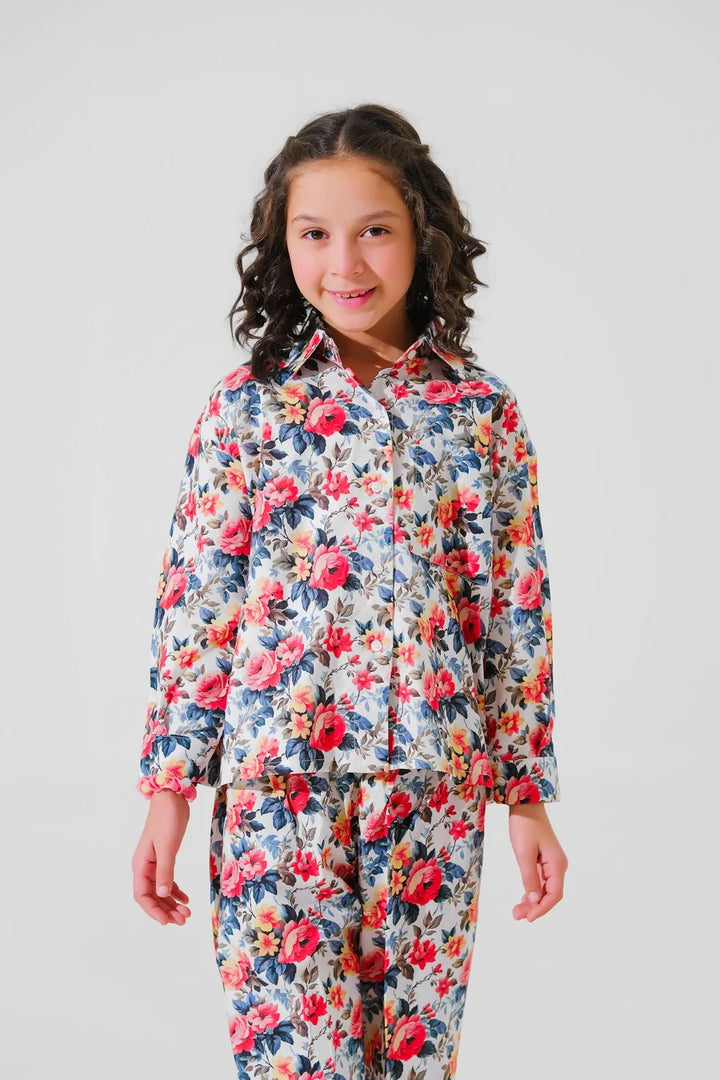 Dhaga Kids Pret Printed Poly lawn 2 Piece Parfait SPD25K02 - Summer Collection