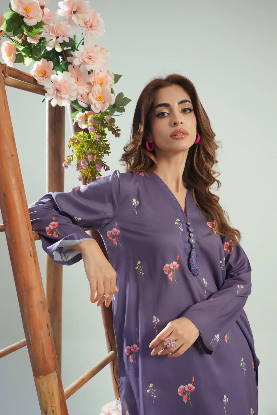 Dhaga Women Pret Printed 2 Piece Lawn Matching Separate FW24DSP0045 - Summer Collection