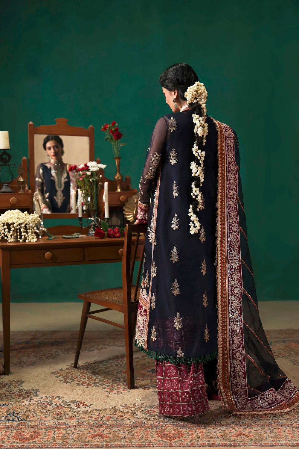 Sable Vogue Unstitched Embroidered Net 3 Piece Suit SV26UL FC-05-25 - Summer Collection