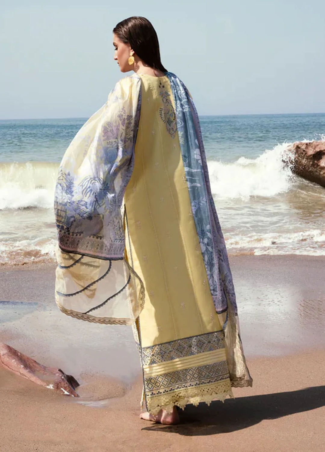 Florent Embroidered Khaddar Suits Unstitched 3 Piece FL25FU FL-5A - Formals Collection