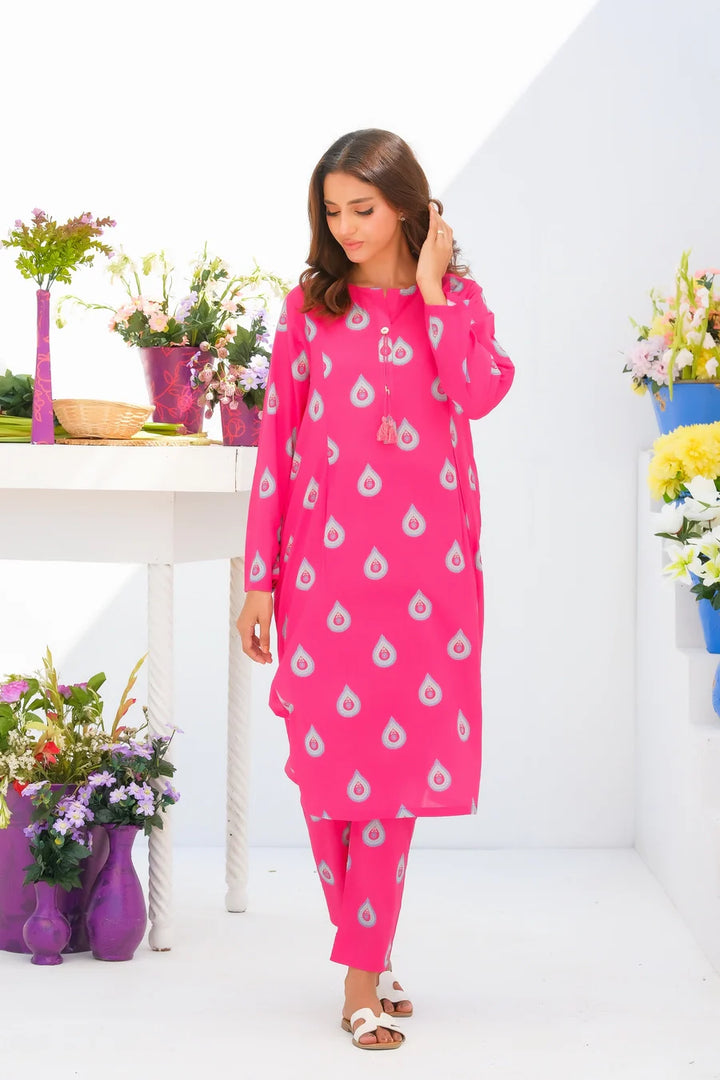 Dhaga Women Pret Printed 2 Piece Lawn Matching Separate FW24DSP0012 - Summer Collection