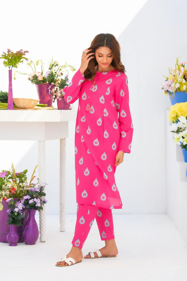 Dhaga Women Pret Printed 2 Piece Lawn Matching Separate FW24DSP0012 - Summer Collection