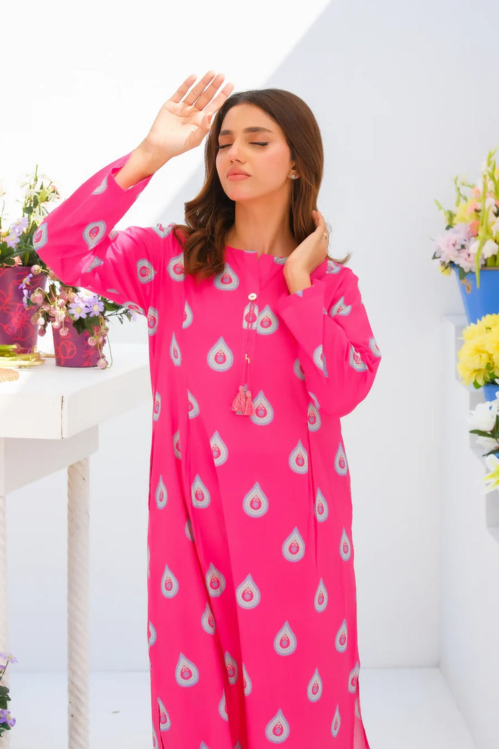 Dhaga Women Pret Printed 2 Piece Lawn Matching Separate FW24DSP0012 - Summer Collection