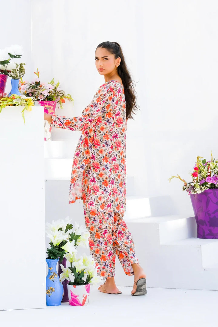 Dhaga Women Pret Printed 2 Piece Lawn Matching Separate FW24DSP0021 - Summer Collection