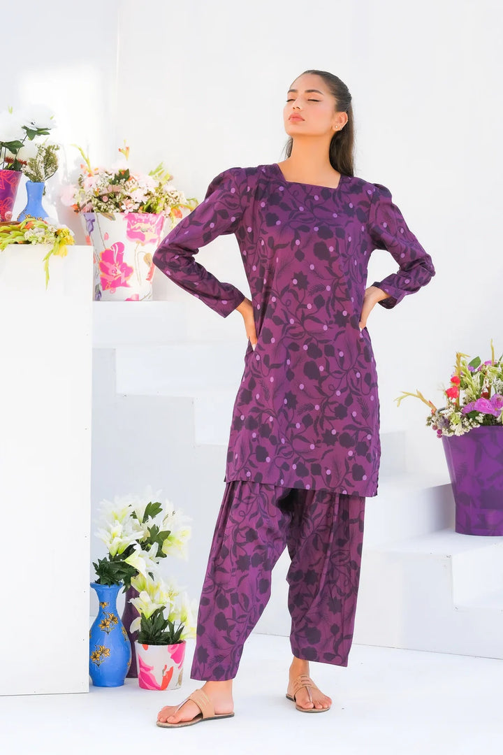 Dhaga Women Pret Printed 2 Piece Lawn Matching Separate FW24DSP0025 - Summer Collection