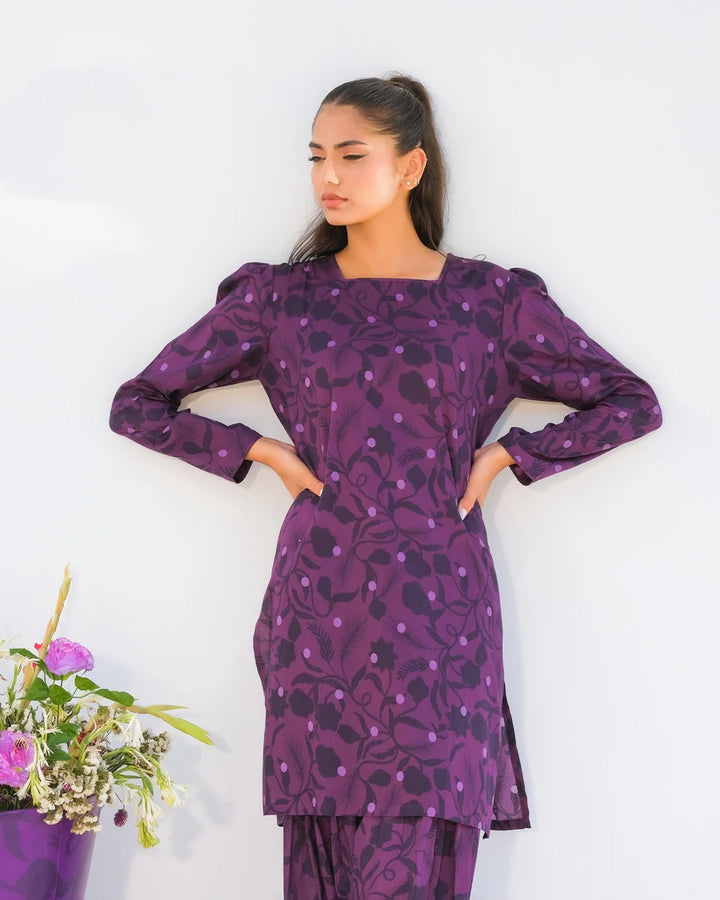 Dhaga Women Pret Printed 2 Piece Lawn Matching Separate FW24DSP0025 - Summer Collection