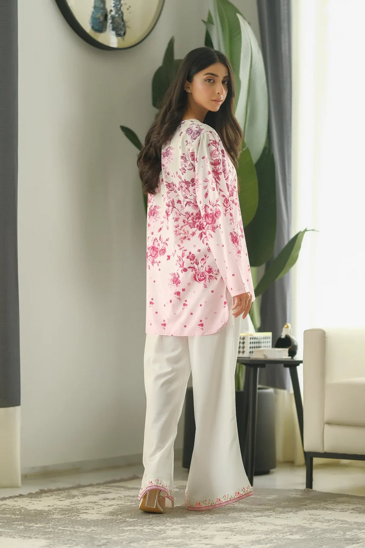 Dhaga Women Pret Printed 2 Piece Soft Crepe Ruby SS24DSP206 - Summer Collection