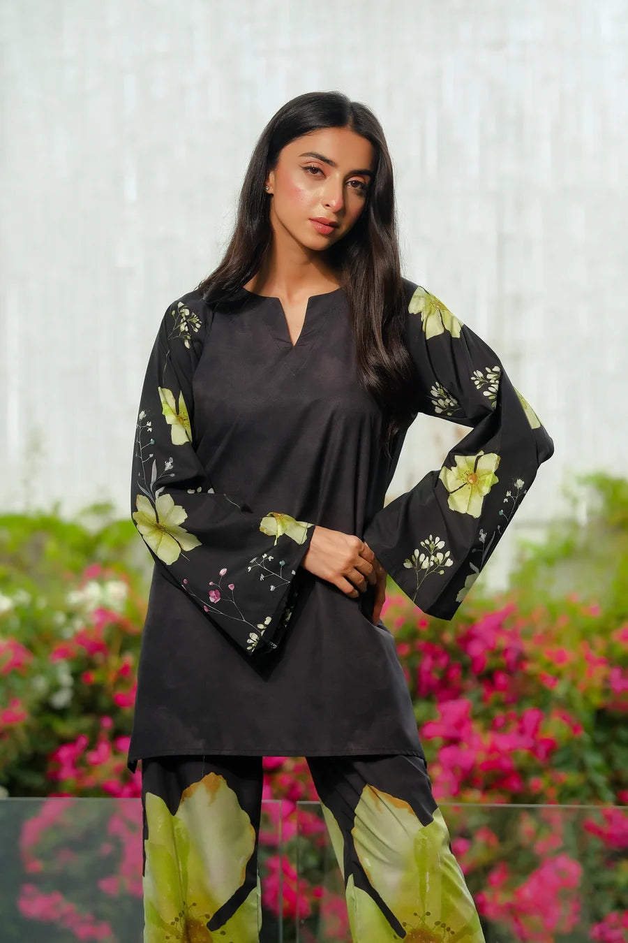 Dhaga Women Pret Printed 2 Piece Soft Crepe Fiore SS24DSP228 - Summer Collection