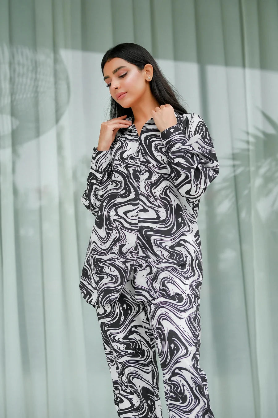 Dhaga Women Pret Printed 2 Piece Soft Crepe Eileen SS24DSP224 - Summer Collection