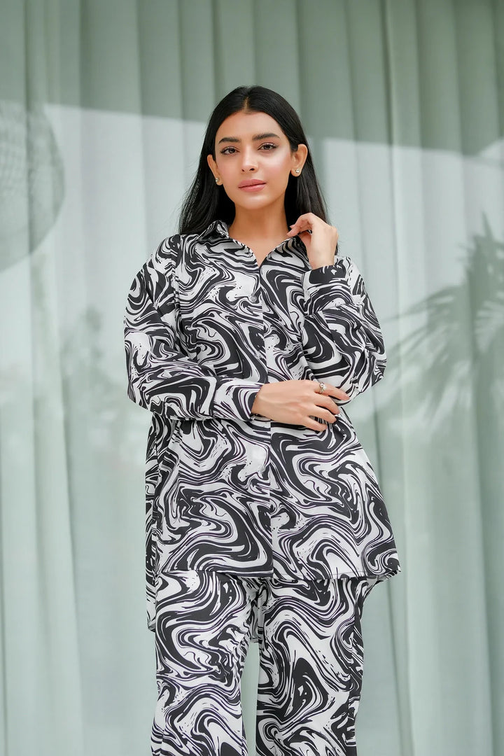 Dhaga Women Pret Printed 2 Piece Soft Crepe Eileen SS24DSP224 - Summer Collection