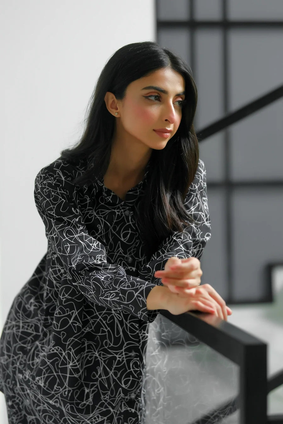 Dhaga Women Pret Printed 2 Piece Soft Crepe Tinsel SS24DSP223 - Summer Collection