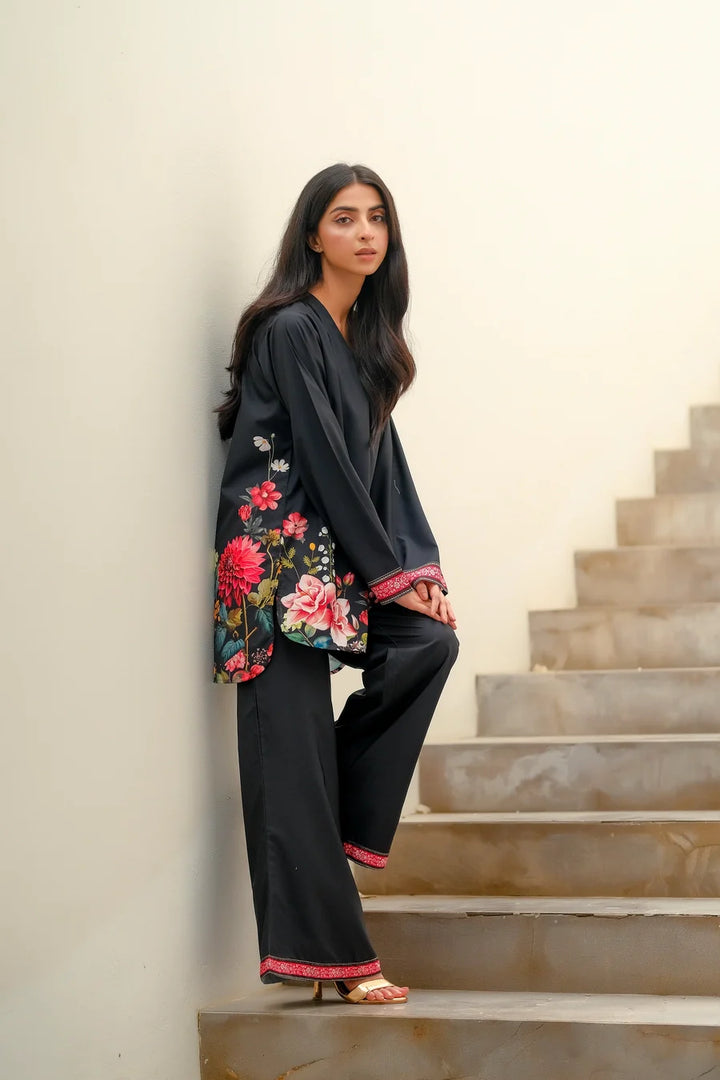 Dhaga Women Pret Printed 2 Piece Soft Crepe Dhalia SS24DSP203 - Summer Collection