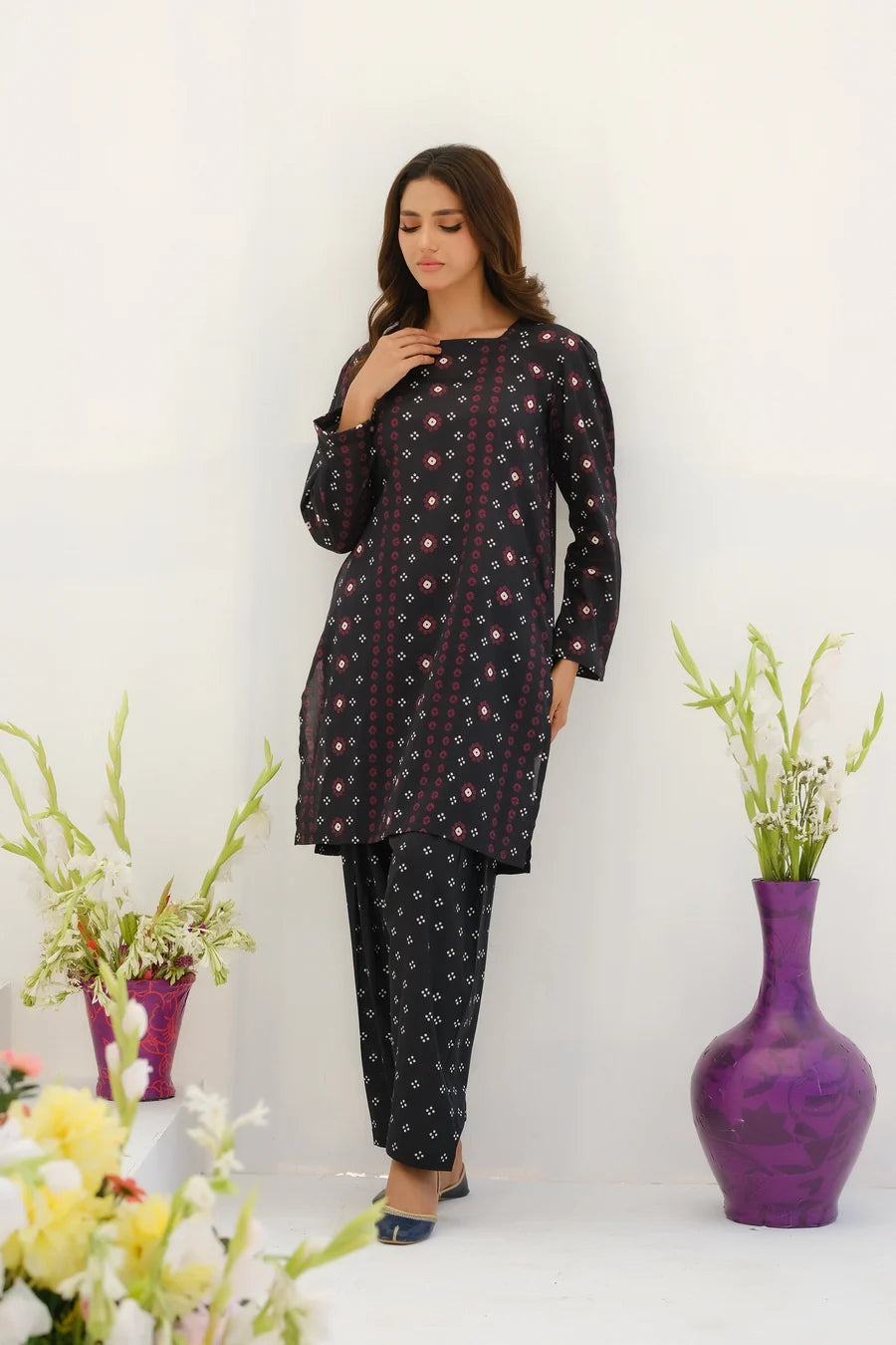 Dhaga Women Pret Printed 2 Piece Lawn Matching Separate FW24DSP0022 - Summer Collection