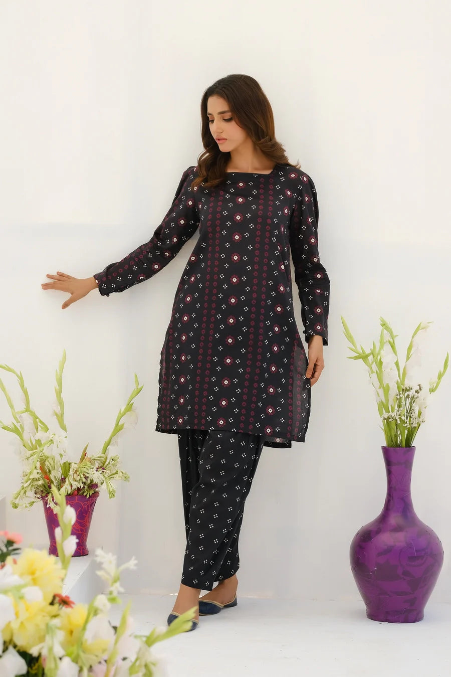 Dhaga Women Pret Printed 2 Piece Lawn Matching Separate FW24DSP0022 - Summer Collection