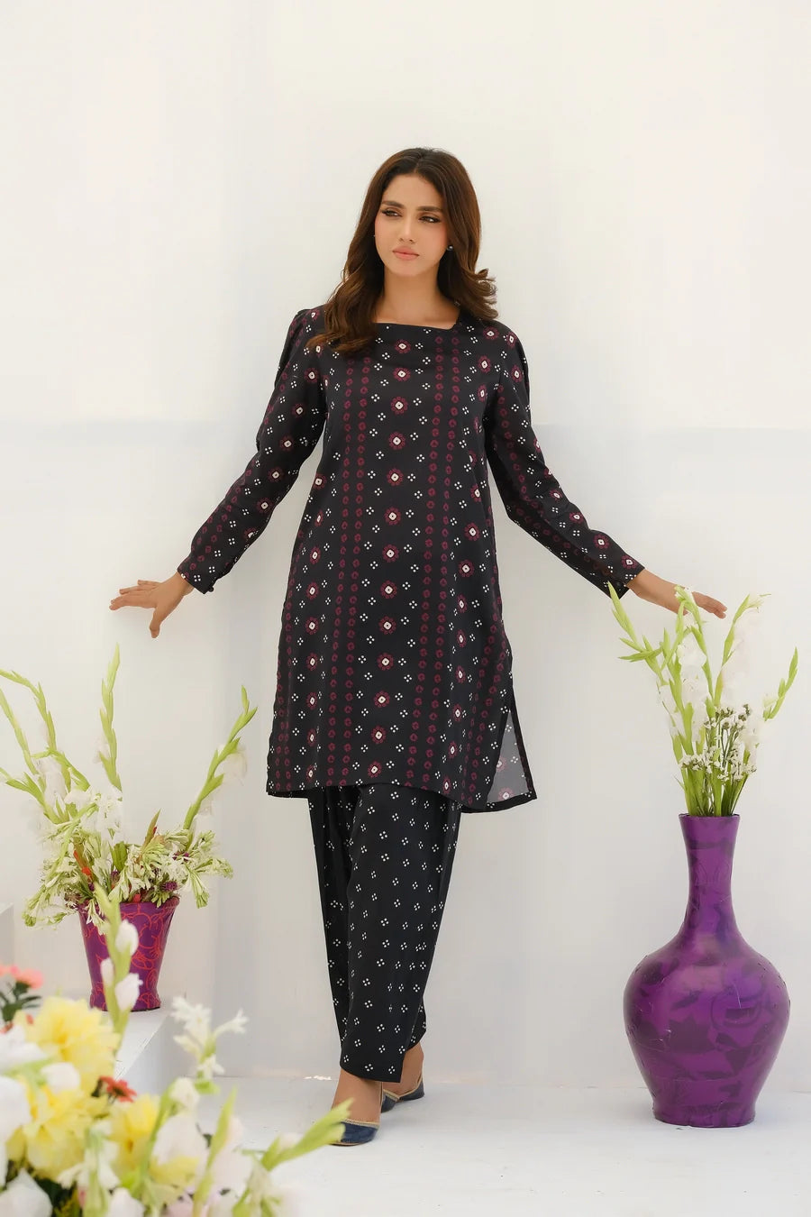 Dhaga Women Pret Printed 2 Piece Lawn Matching Separate FW24DSP0022 - Summer Collection