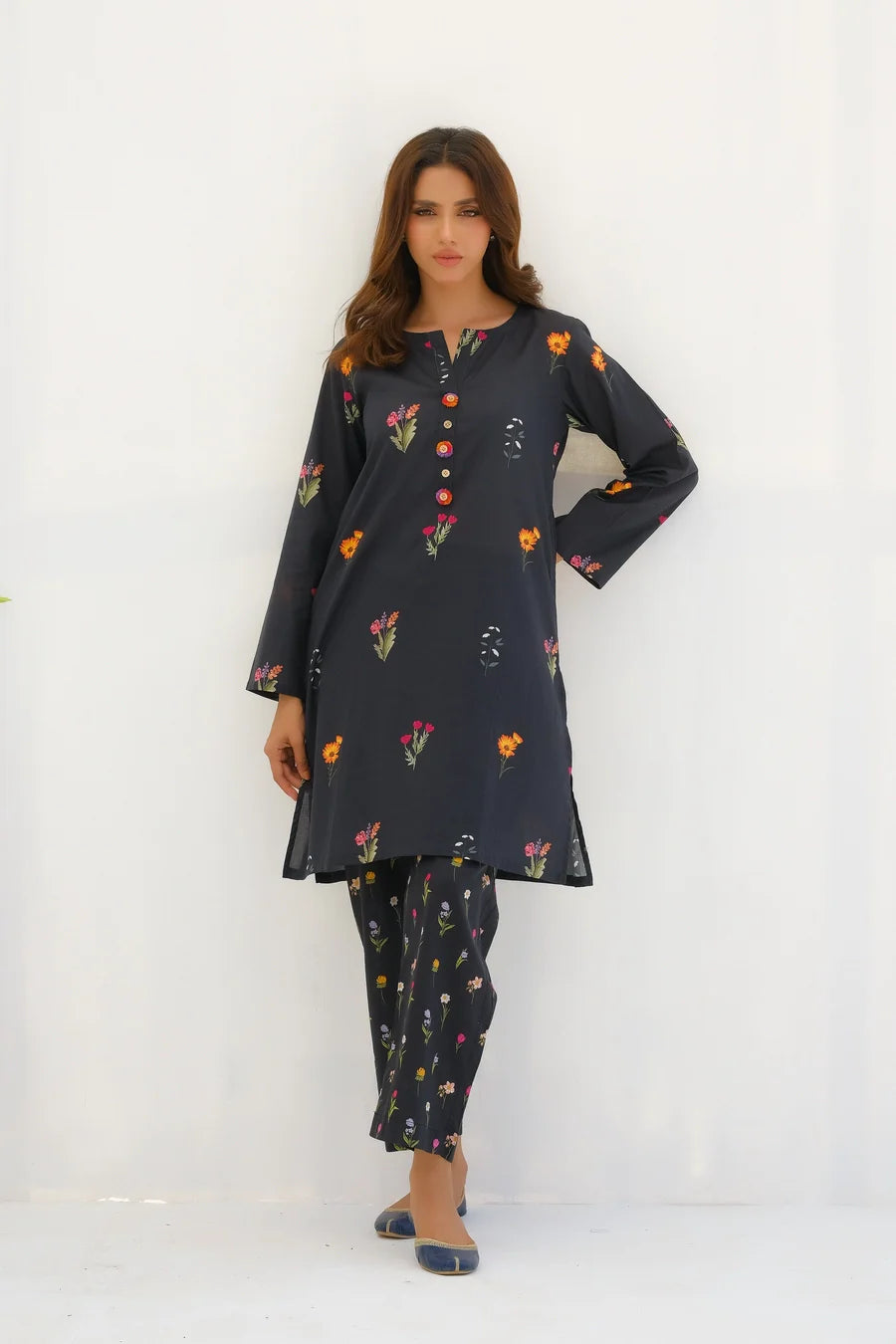 Dhaga Women Pret Printed 2 Piece Lawn Matching Separate FW24DSP0010 - Summer Collection