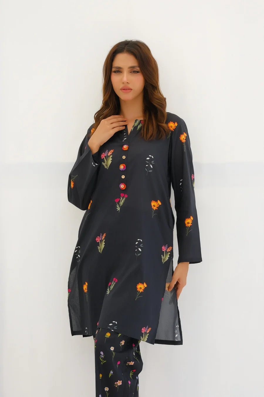 Dhaga Women Pret Printed 2 Piece Lawn Matching Separate FW24DSP0010 - Summer Collection