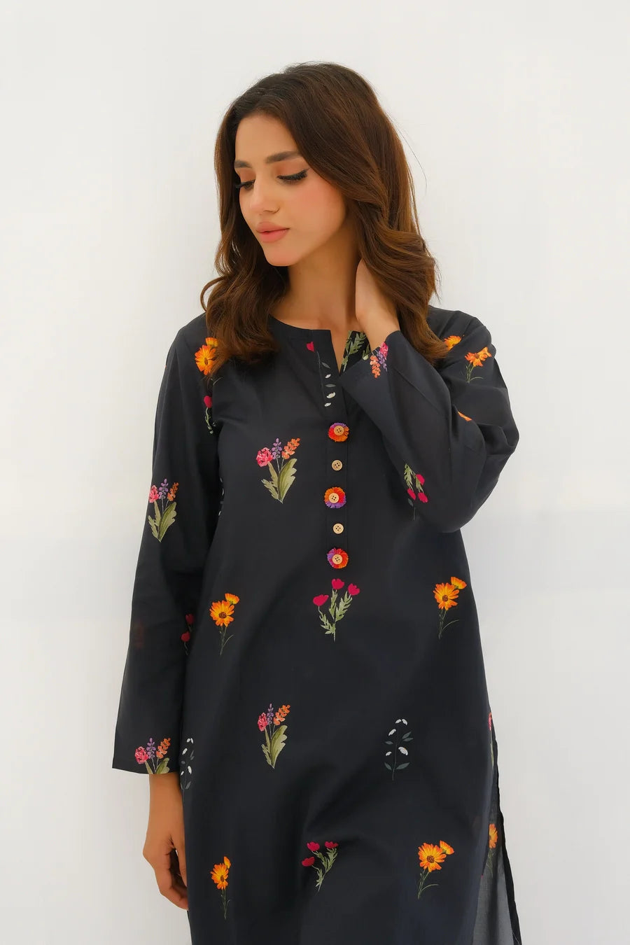 Dhaga Women Pret Printed 2 Piece Lawn Matching Separate FW24DSP0010 - Summer Collection